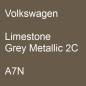 Preview: Volkswagen, Limestone Grey Metallic 2C, A7N.